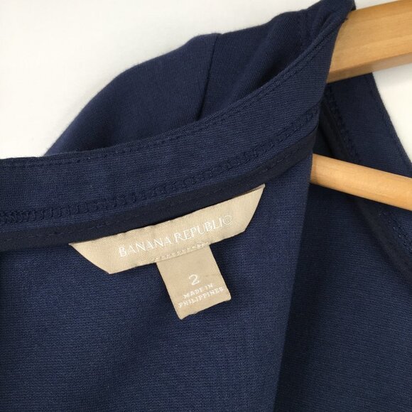 Banana Republic Color Block Navy Combo Dress Size 2 - Picture 6 of 8